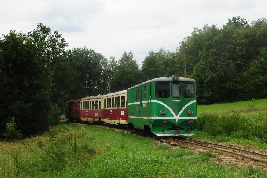 2020.08.05 JHMD T47.015 und T47.005 Jindřichův Hradec - Nová Bystřice (6)